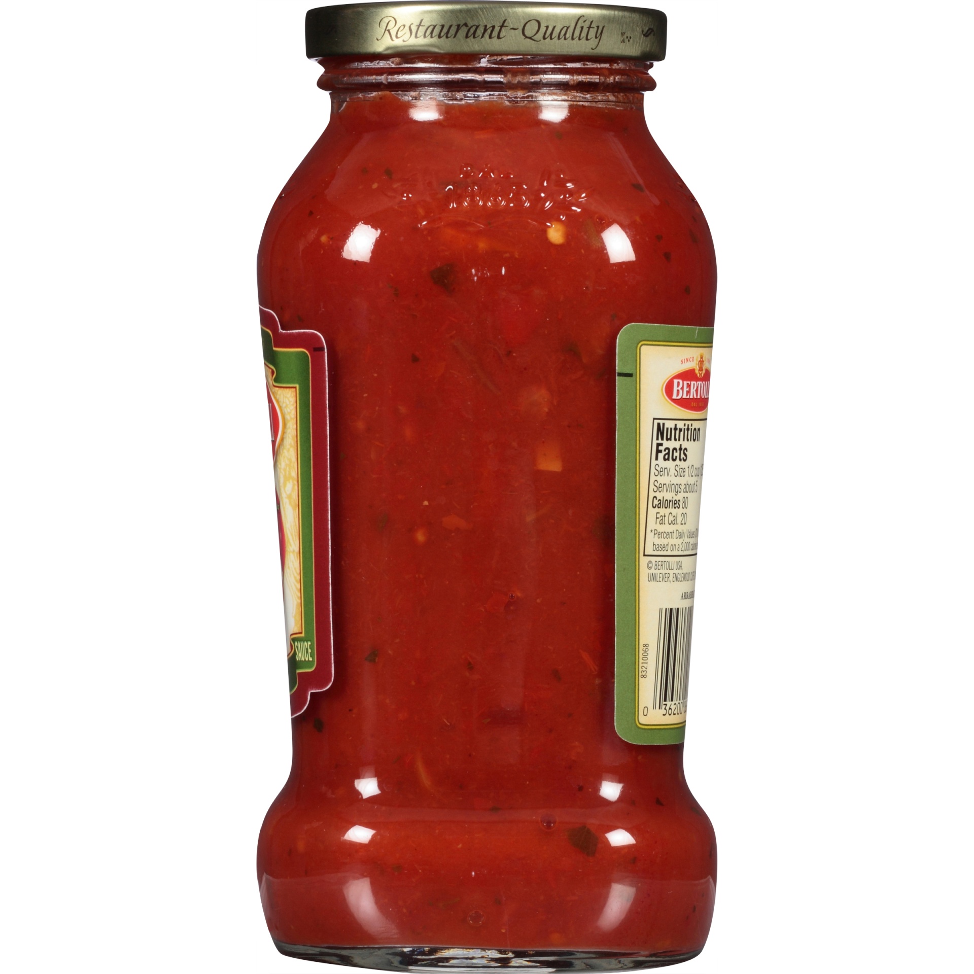 slide 5 of 8, Bertolli Sauce, Arrabbiata, Spicy Tomato & Red Pepper, 24 oz