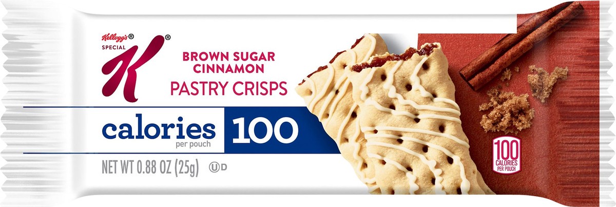 slide 6 of 11, Special K Kellogg's Special K Pastry Crisps, Brown Sugar Cinnamon, 0.88 oz, 2 Count, 0.88 oz