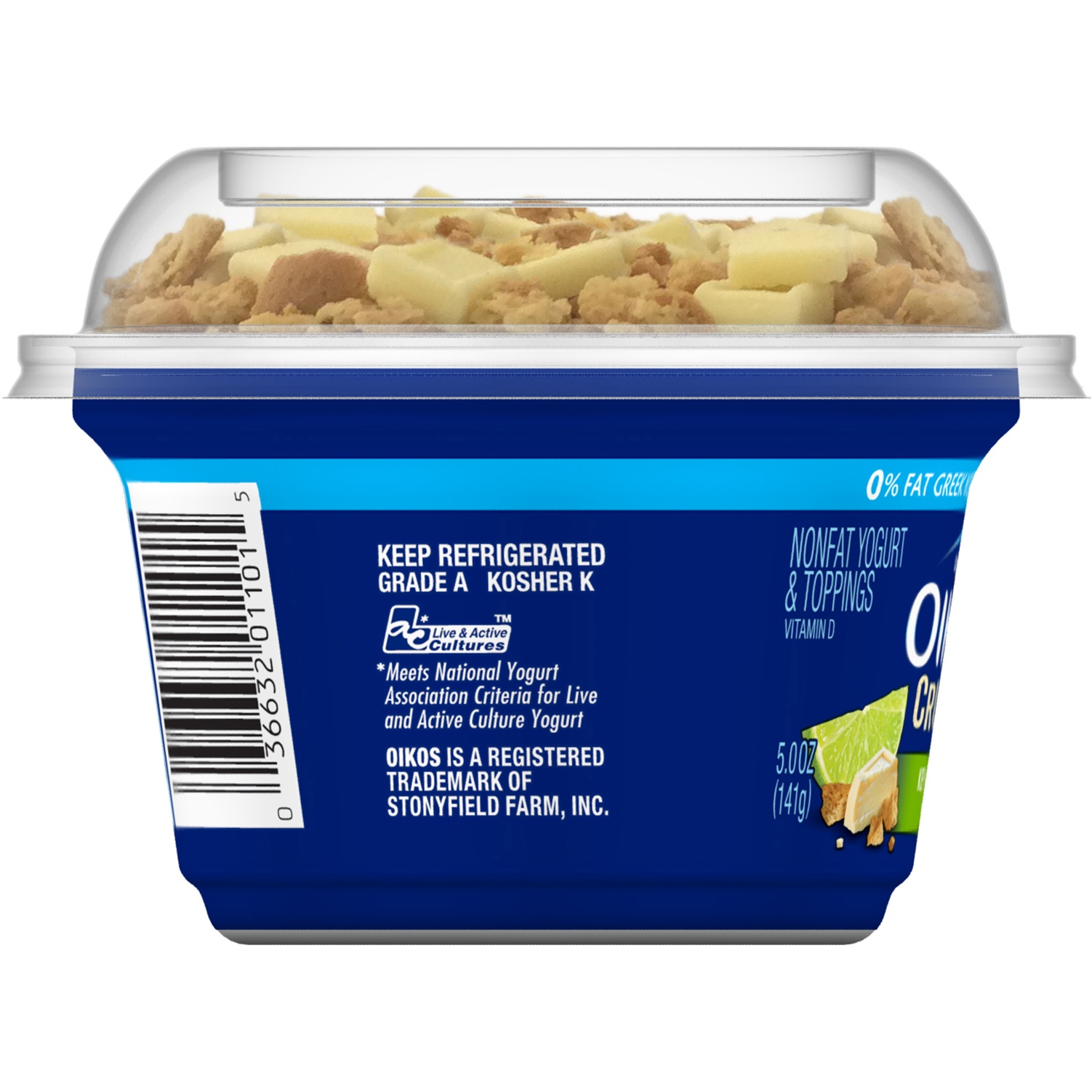 slide 2 of 5, Oikos Nonfat Yogurt Crunch Key Lime Pie, 5 oz