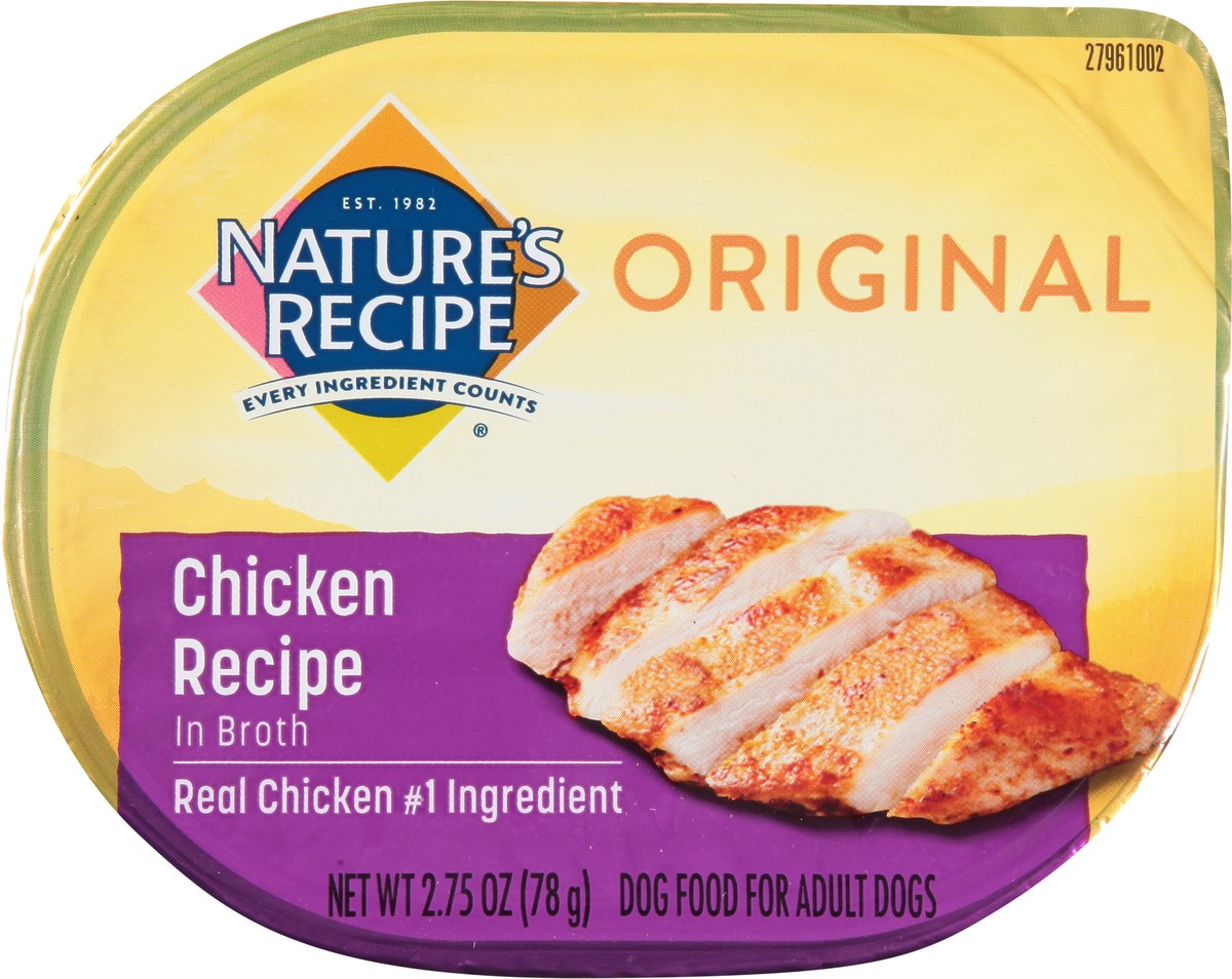 slide 3 of 9, Nature's Recipe Chicken & Brown Rice Recipe in Savory Broth Wet Dog Food, 2.75 oz. Cup, 2.75 oz