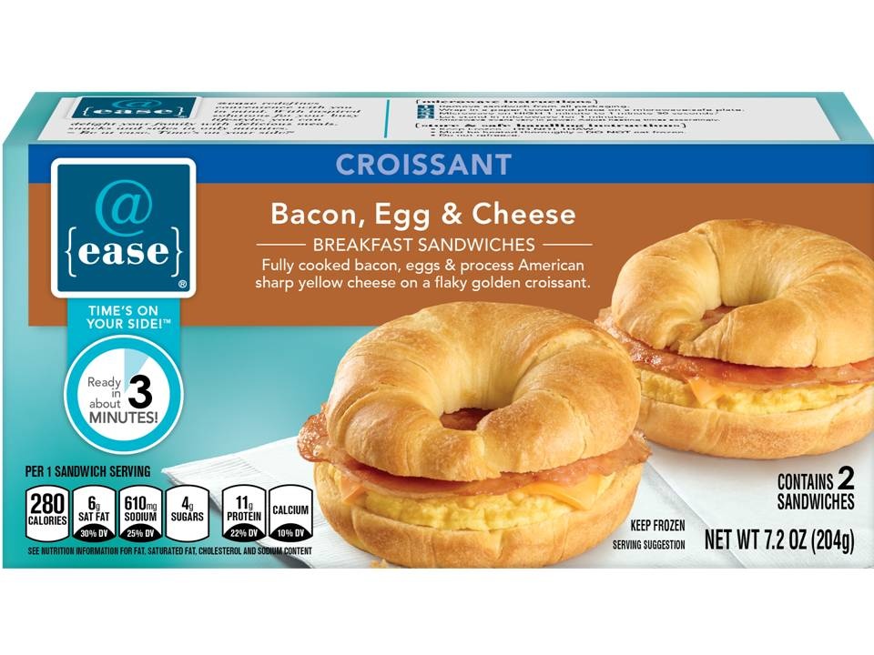 slide 1 of 1, Atease Bacon Egg And Cheese Br, 7.2 oz