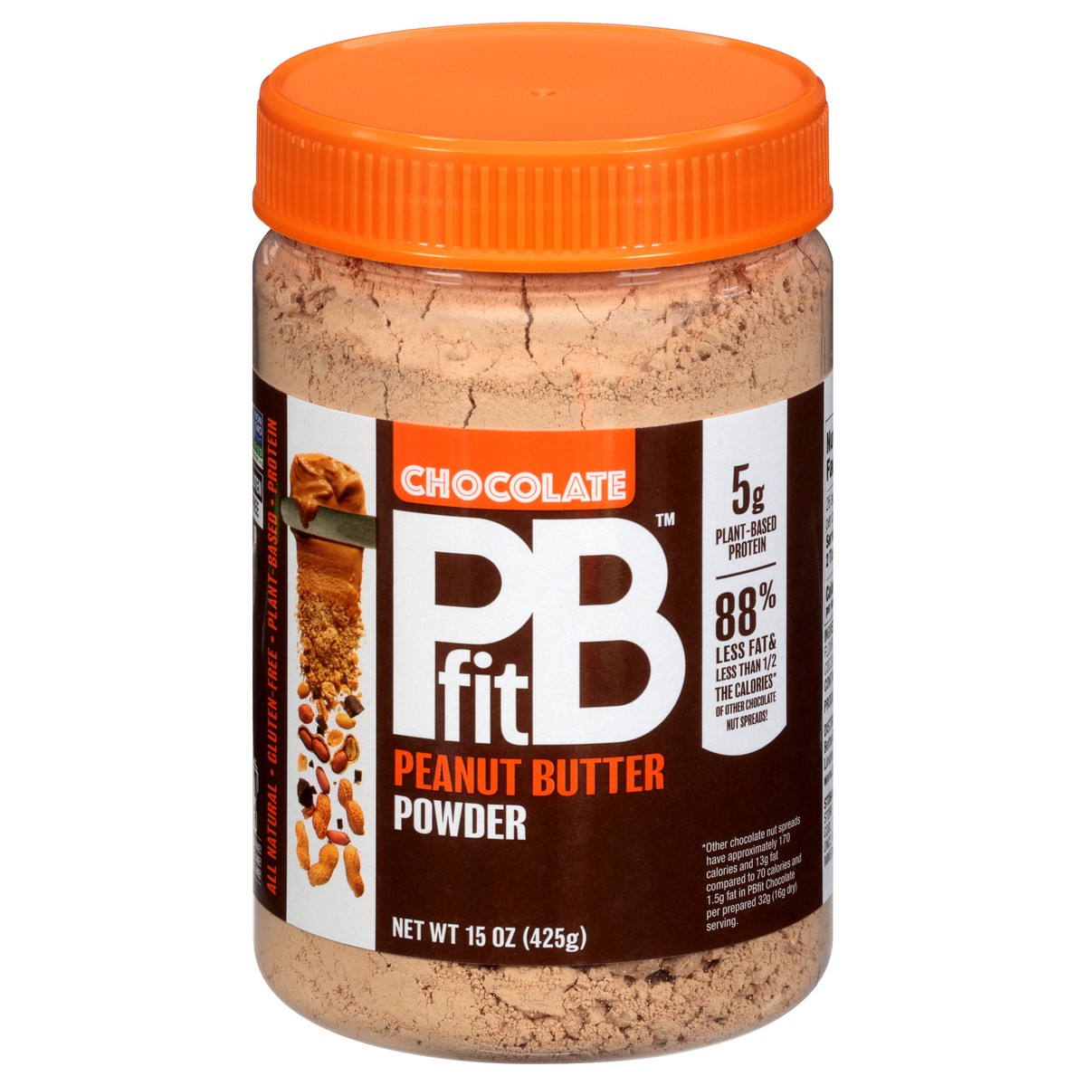 slide 10 of 13, PBfit Chocolate Peanut Butter Powder 15 oz, 15 oz