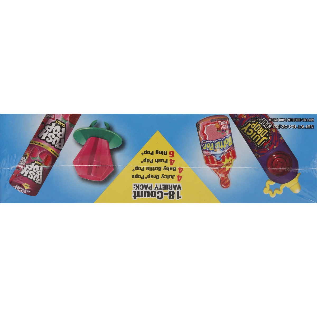 slide 6 of 10, Bazooka Ring Pop Lollipop And Hard Candy Variety Pack, 18 ct