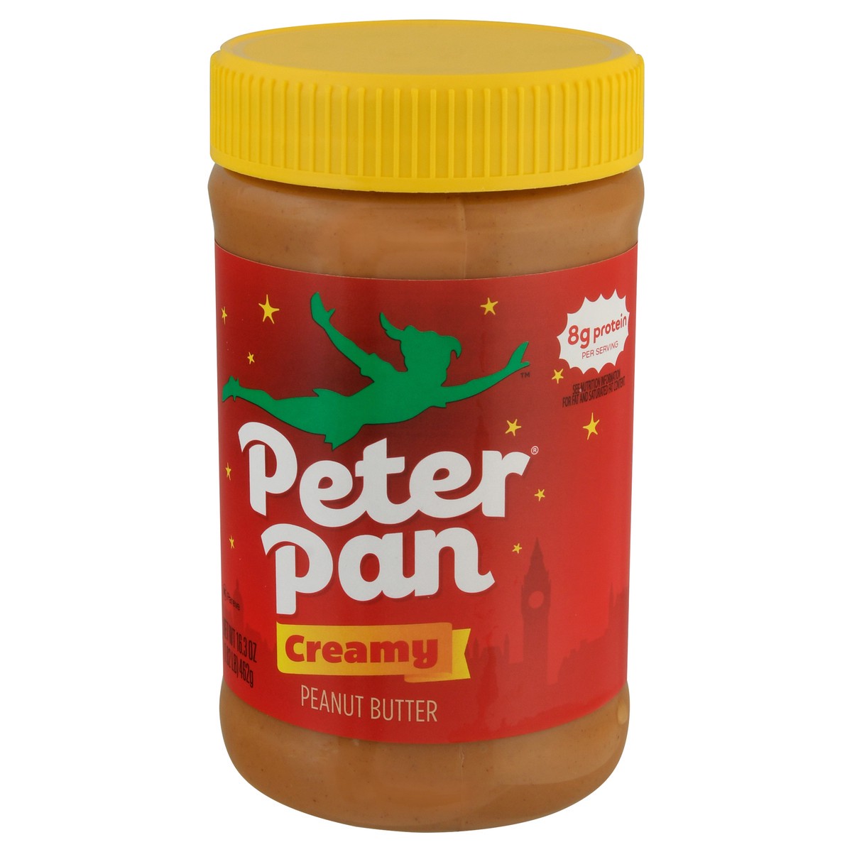 slide 6 of 9, Peter Pan Creamy Peanut Butter 16.3 oz, 16.3 oz