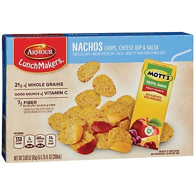 slide 1 of 1, Armour Nachos Lunch Kit with Drink, 10.48 oz