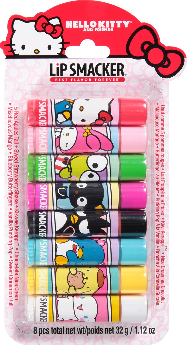 slide 1 of 9, Lip Smacker Hello Kitty Lip Balm 8 ea, 8 ct