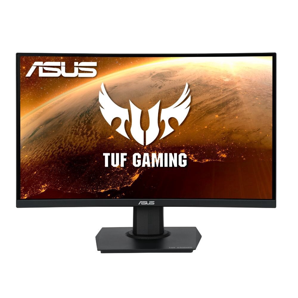 slide 2 of 2, Asus Non-Glare Curved Gaming Monitor, 1 ct