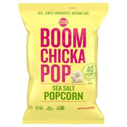 Angie''s BOOMCHICKAPOP Sea Salt Popcorn, 4.4 oz.