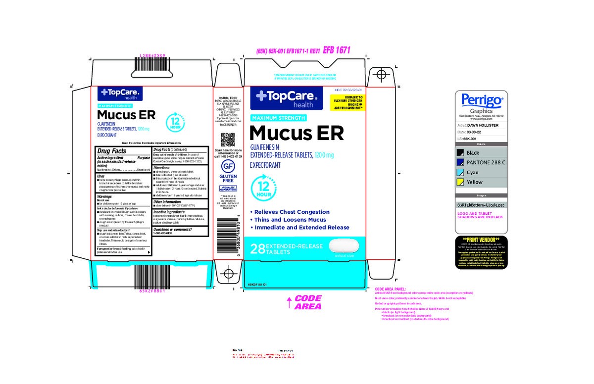 slide 6 of 14, TopCare Health Tablets Maximum Strength 1200 mg Mucus ER 28 Tablets, 28 ct