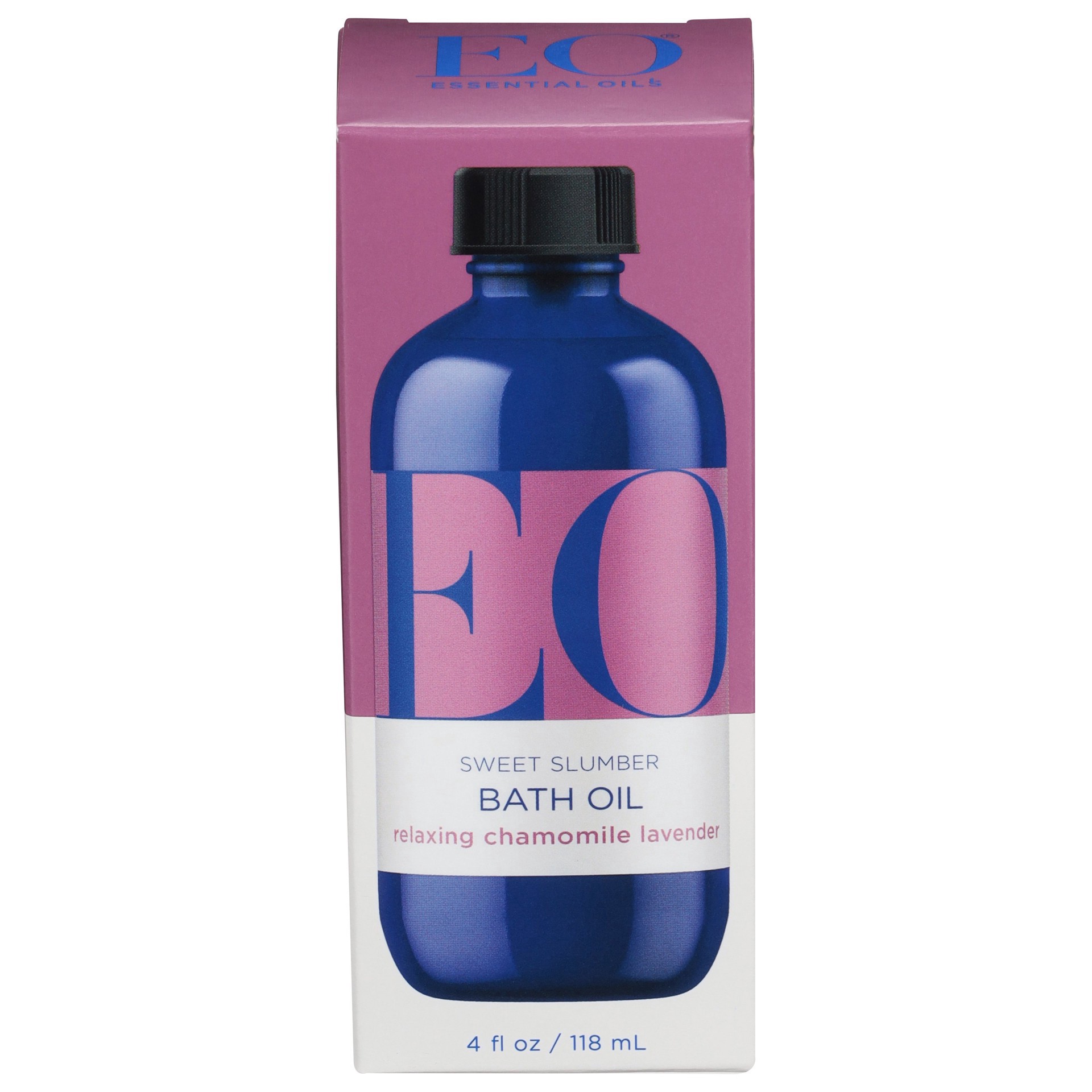 slide 1 of 1, EO Relaxing Chamomile Lavender Bath Oil 4 fl oz, 4 fl oz