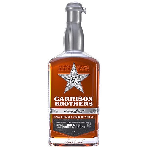 slide 1 of 1, Garrison Brothers Distillery Garrison Brothers Single Barrel Texas Straight Bourbon Whiskey, 750ml Bottle, Cask Strength, 750 ml