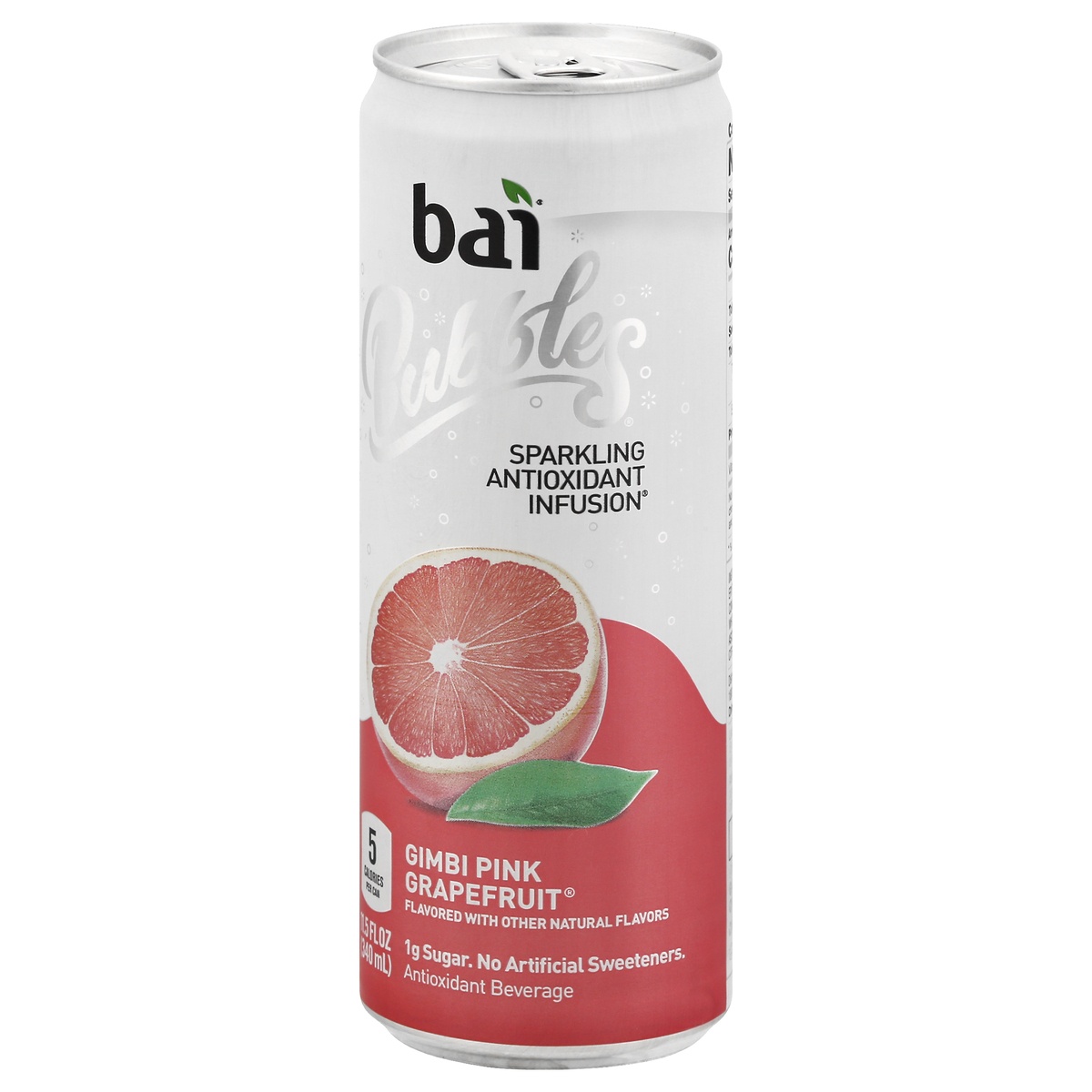 slide 3 of 9, Bai Bubbles Gimbi Pink Grapefruit Sparkling Antioxidant Infused Beverage, 11.5 fl oz