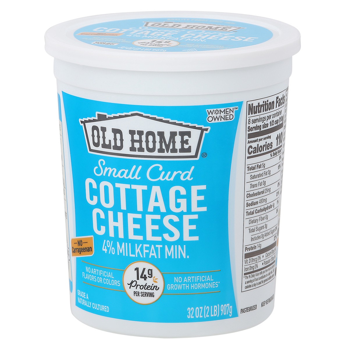 slide 5 of 9, Old Home Small Curd Cottage Cheese, 32 oz