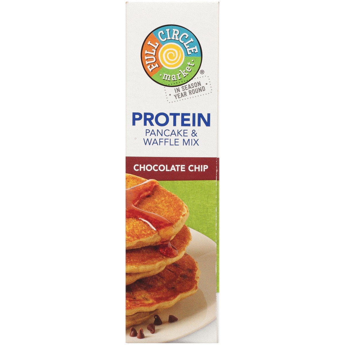 slide 2 of 9, Full Circle Market Chocolate Chip Protein Pancake & Waffle Mix, 18 oz