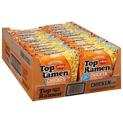 Nissin Top Ramen Ramen Noodle Soup Chicken Flavor - 24-3 Oz