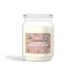 Candle lite Cashmere Snowflake Candle