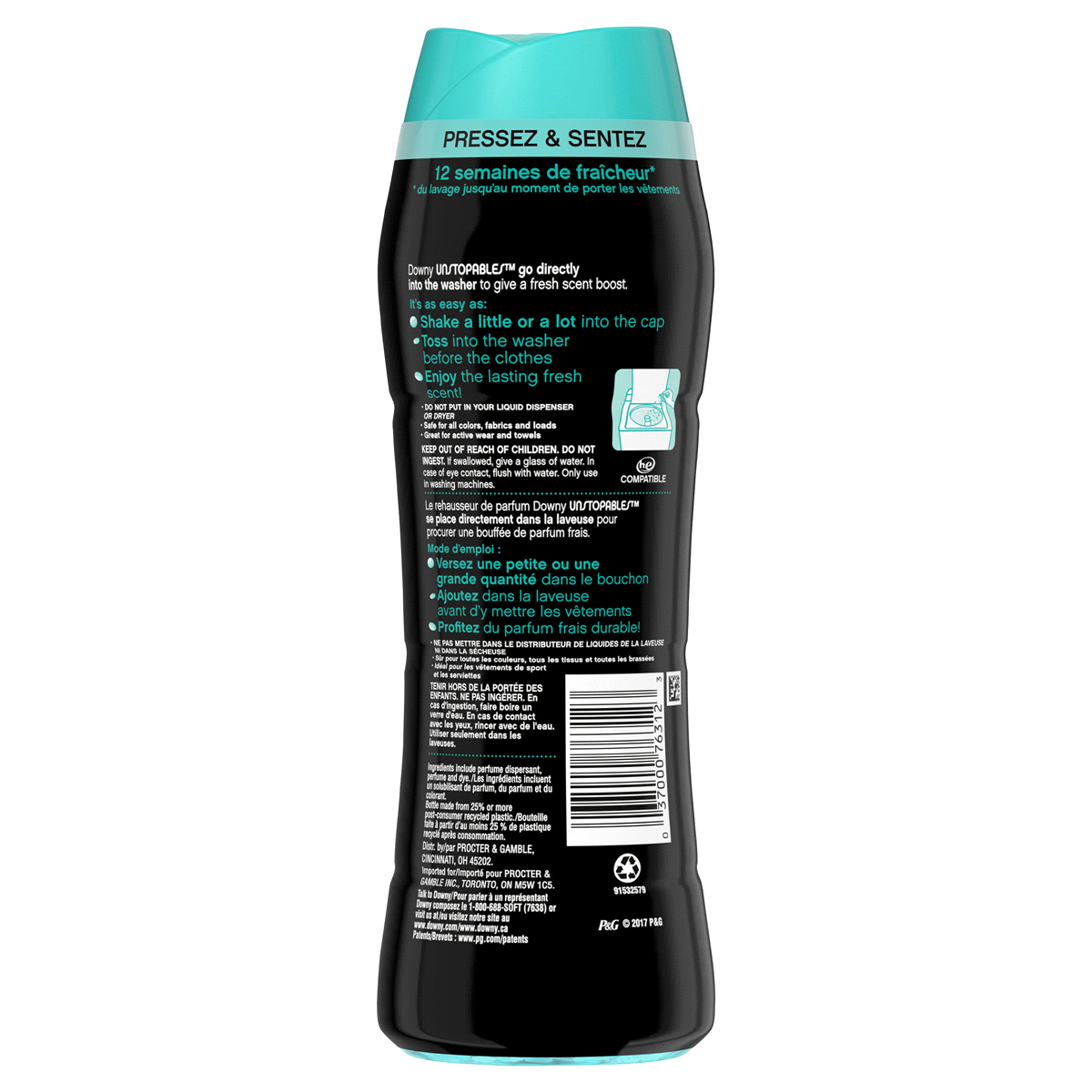 slide 3 of 3, Downy Unstopables Fresh Scent Booster, 13.2 oz