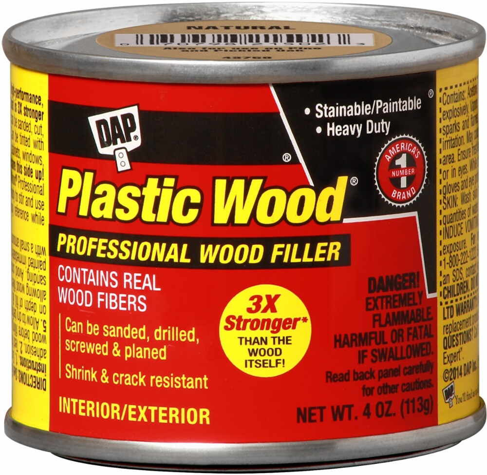 slide 1 of 1, DAP Plastic Wood Professional Wood Filler - Natural, 4 oz