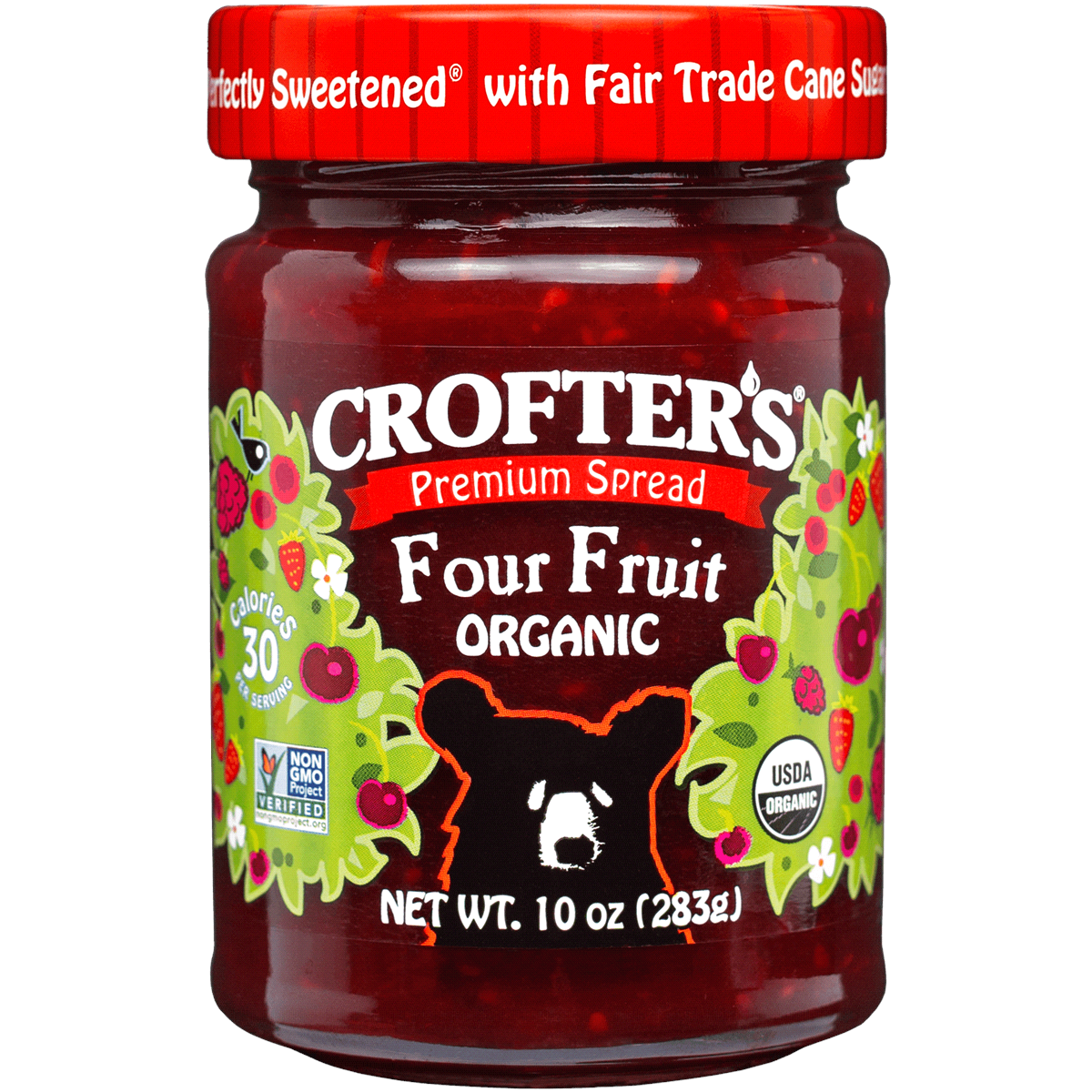 slide 1 of 1, Crofter's Four Fruit Spread, 10 oz