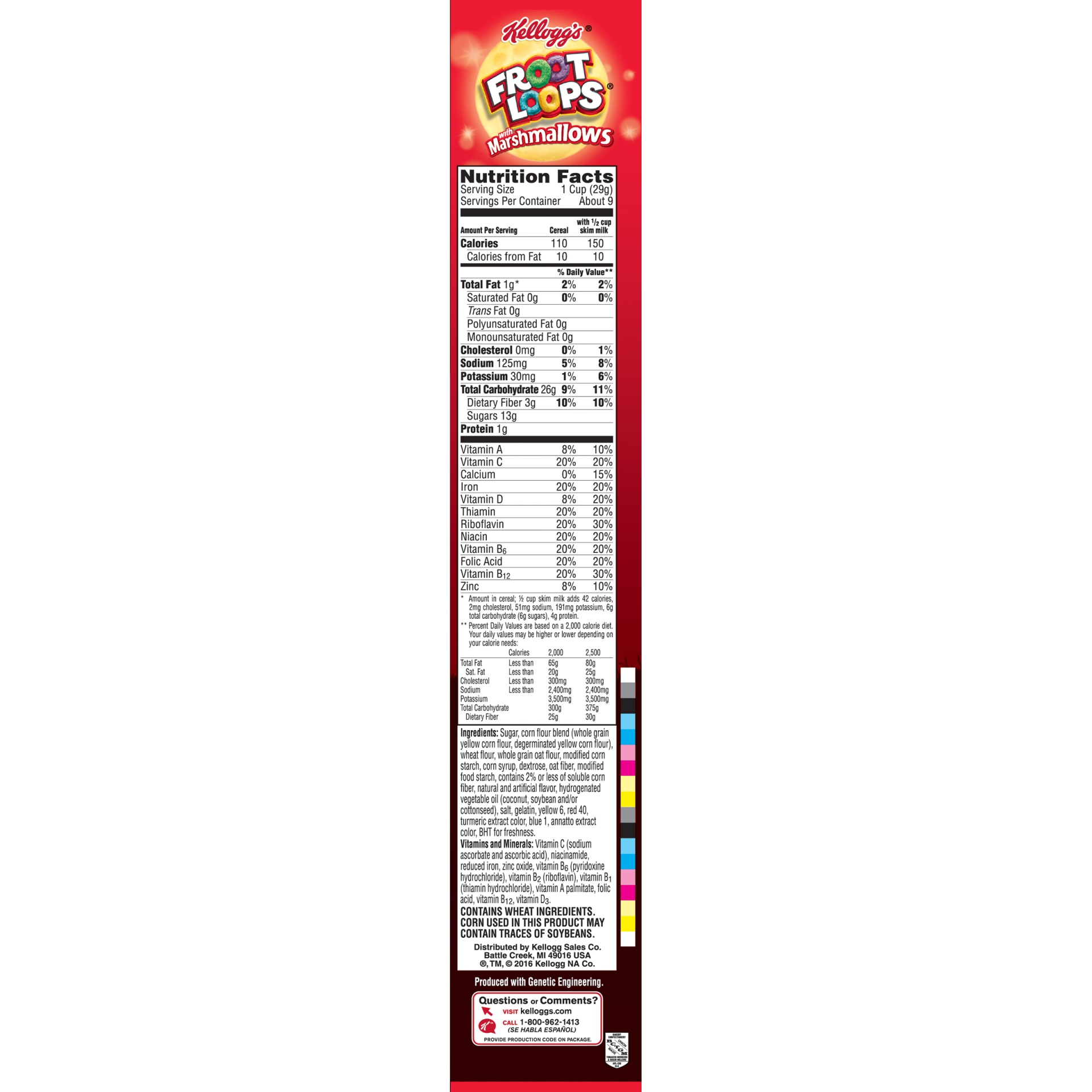 slide 4 of 7, Kellogg's Froot Loops Cereal With Marshmallows, 9.4 oz