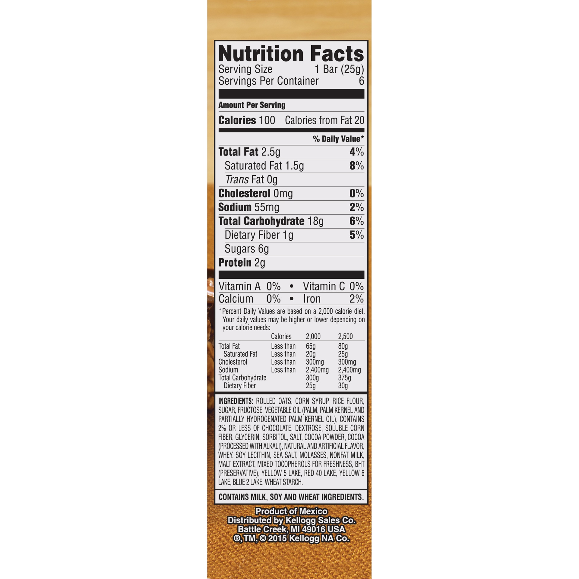slide 4 of 7, Kellogg's Special K Salted Caramel Chocolate Chewy Snack Bars, 6 ct; 0.88 oz