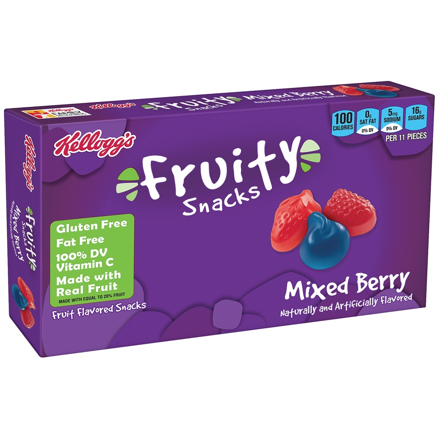slide 2 of 2, Kellogg's Fruity Snacks Mixed Berry Boxes, 3.1 oz