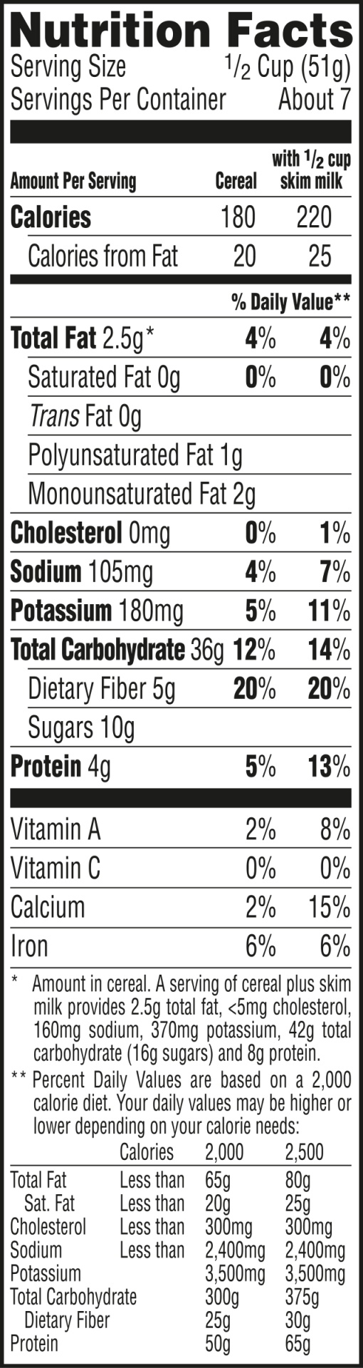 slide 4 of 5, Kellogg's Origins Fruit & Seed Muesli Cereal, 14.1 oz