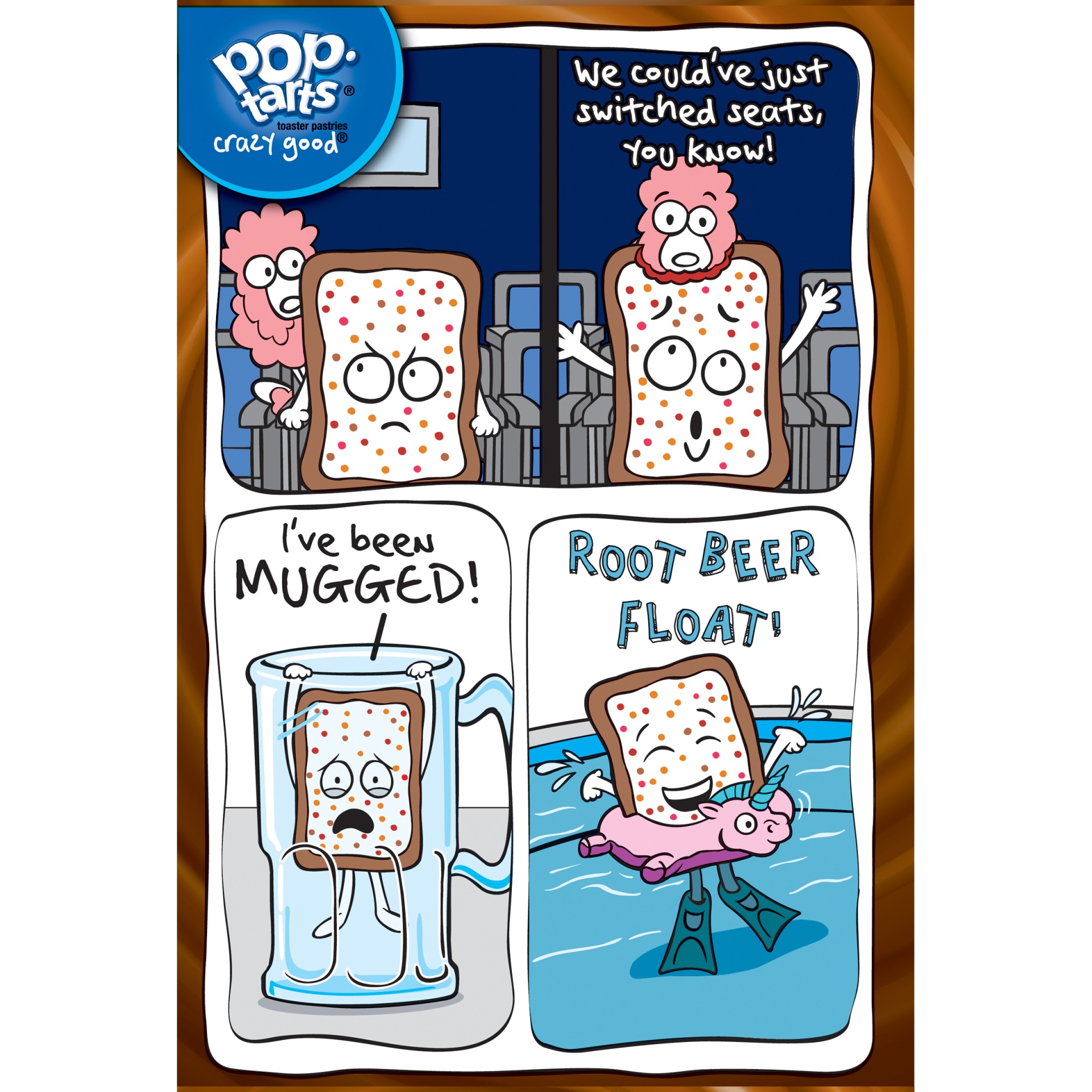 slide 5 of 7, Pop-Tarts Frosted A&W Root Beer Toaster Pastries, 8 ct; 14.1 oz