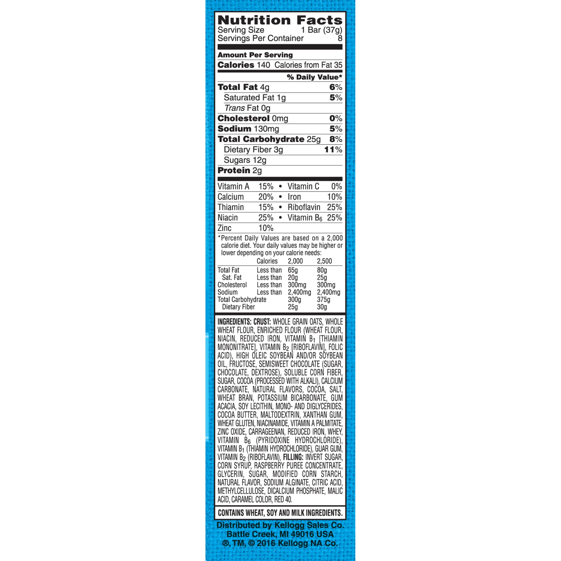 slide 4 of 7, Nutrigrain Nutri-Grain Chocolate Raspberry, 8 ct