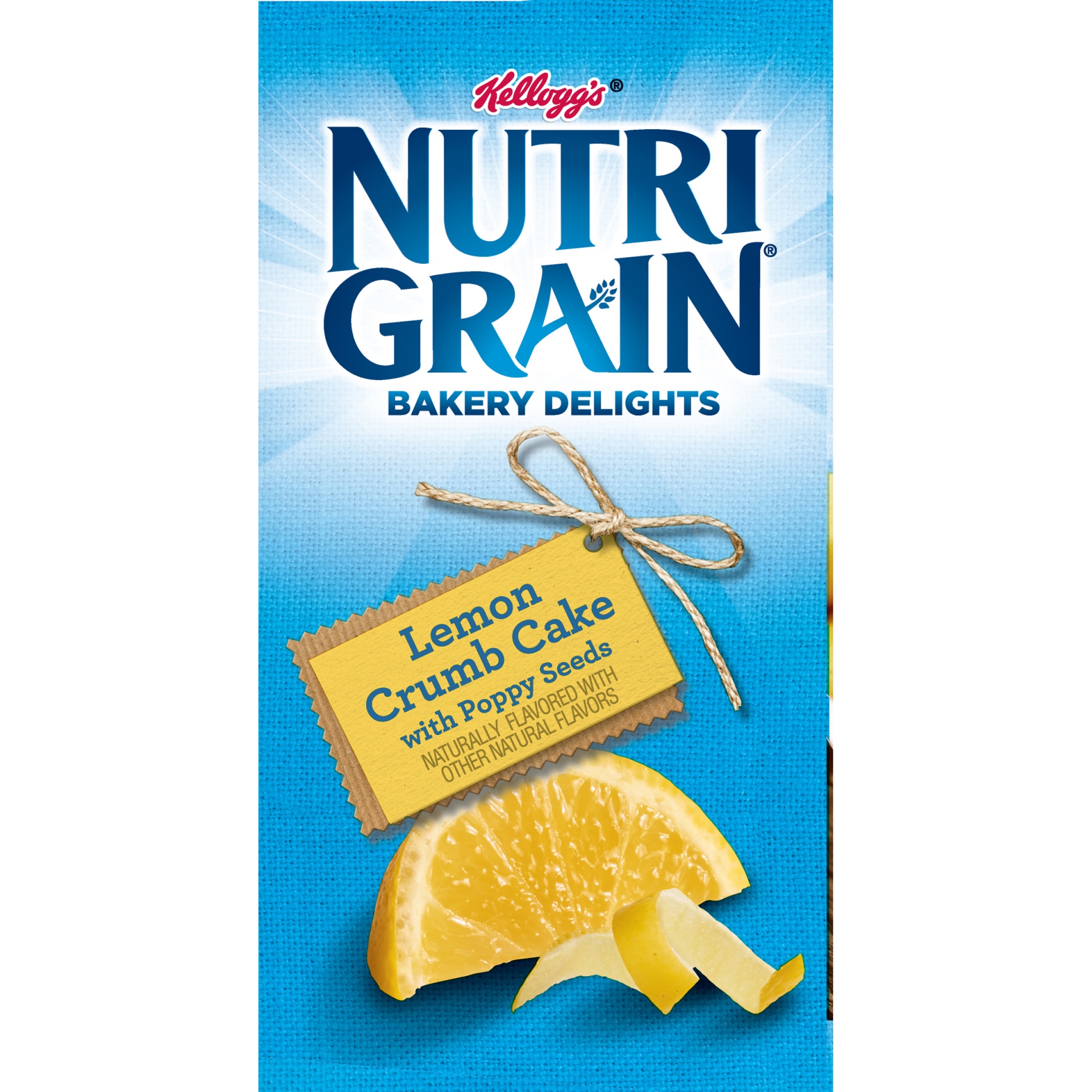 slide 3 of 7, Kellogg's Nutri Grain Lemon Crumb Cake With Poppy Seeds, 7 oz