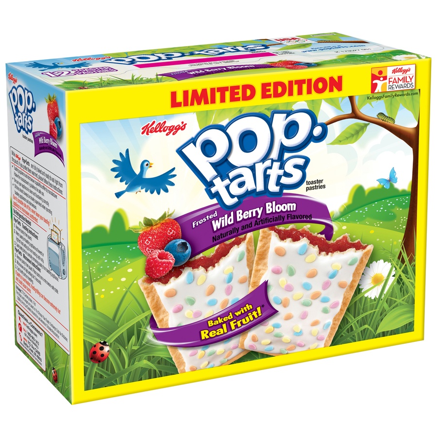 slide 2 of 2, Kellogg's Pop Tarts Wild Berry Bloom, 12 ct