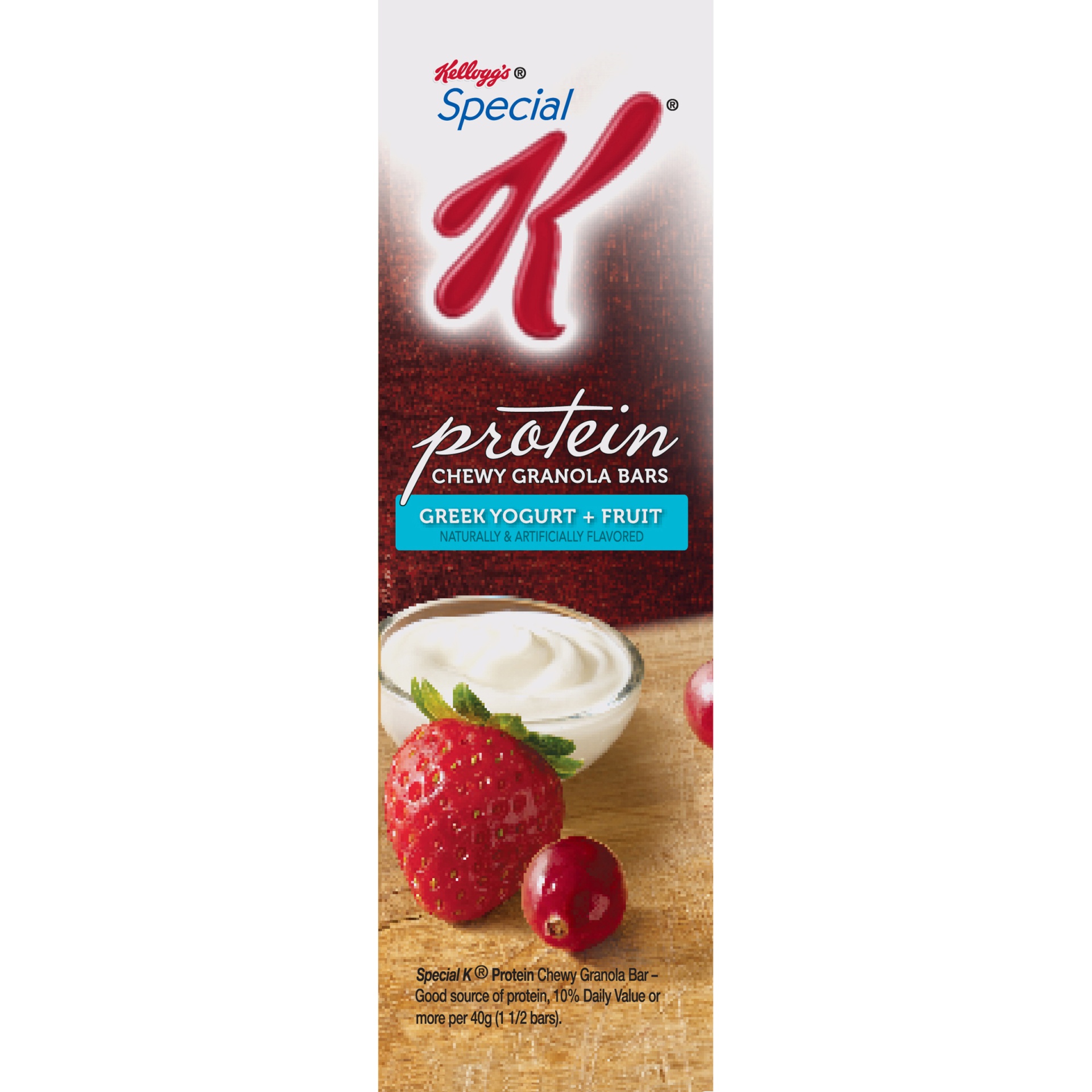 slide 3 of 7, Kellogg's Special K Protein Greek Yogurt & Fruit Granola Snack Bars, 5 ct; 0.95 oz