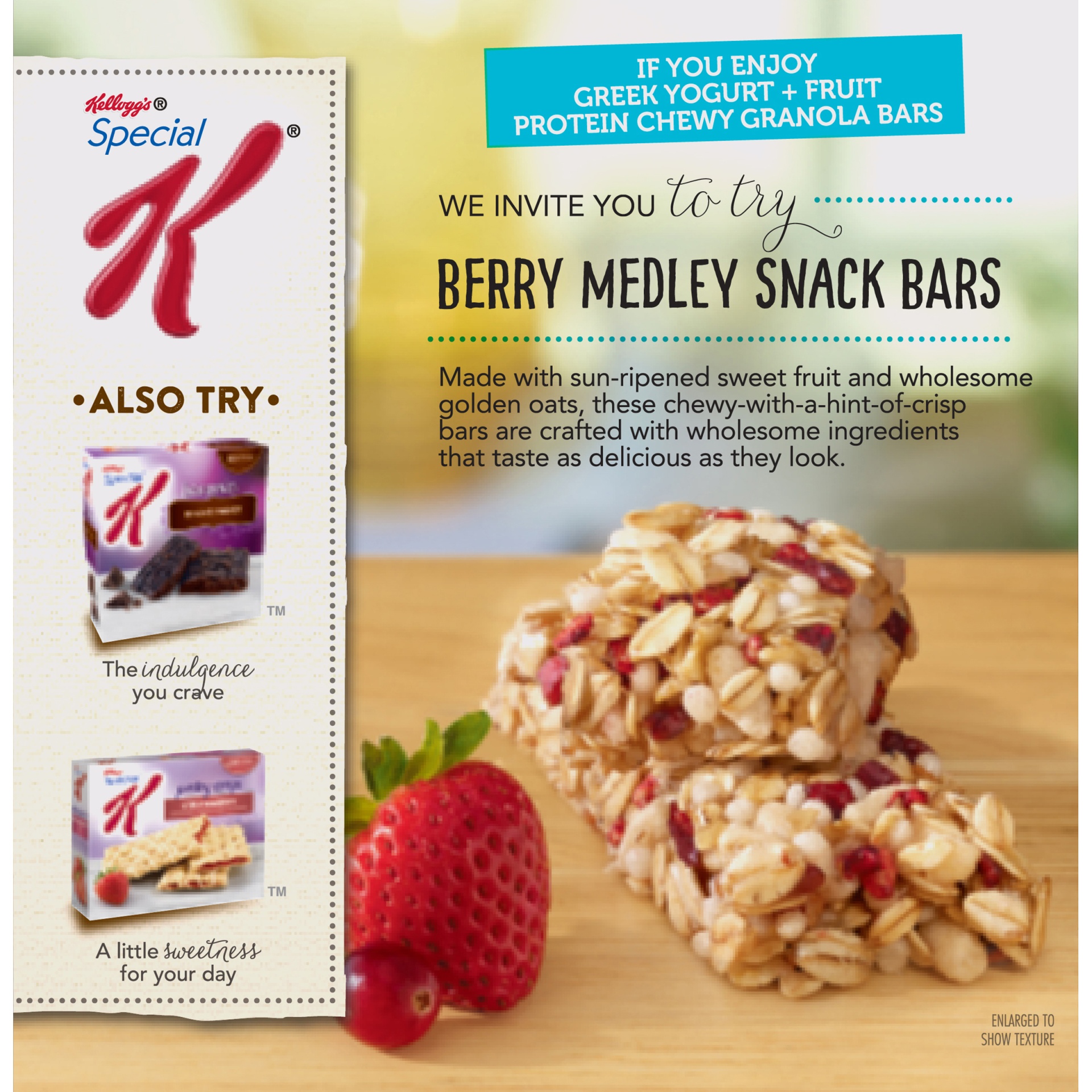 slide 5 of 7, Kellogg's Special K Protein Greek Yogurt & Fruit Granola Snack Bars, 5 ct; 0.95 oz