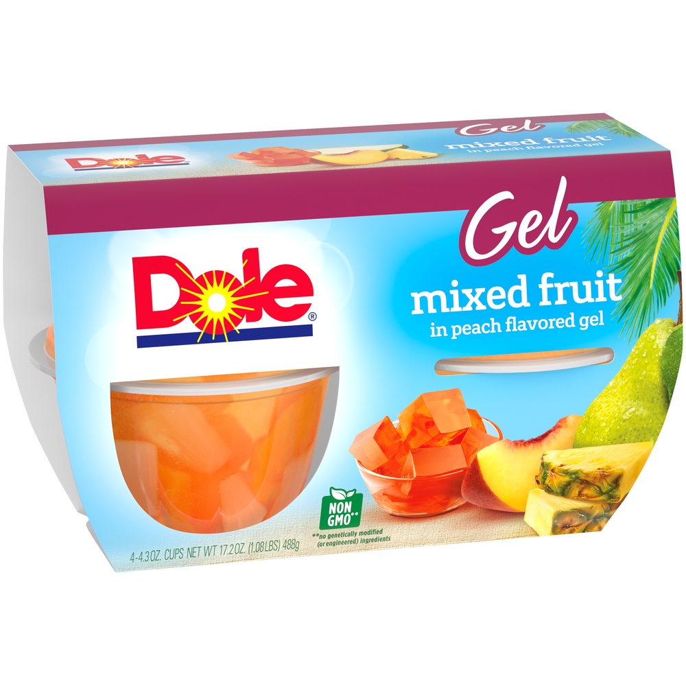 slide 3 of 8, Dole Mixed Fruit, 4 ct