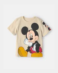 Carter's Toddler Disney Mickey Mouse Graphic Tee - Tan - 2T
