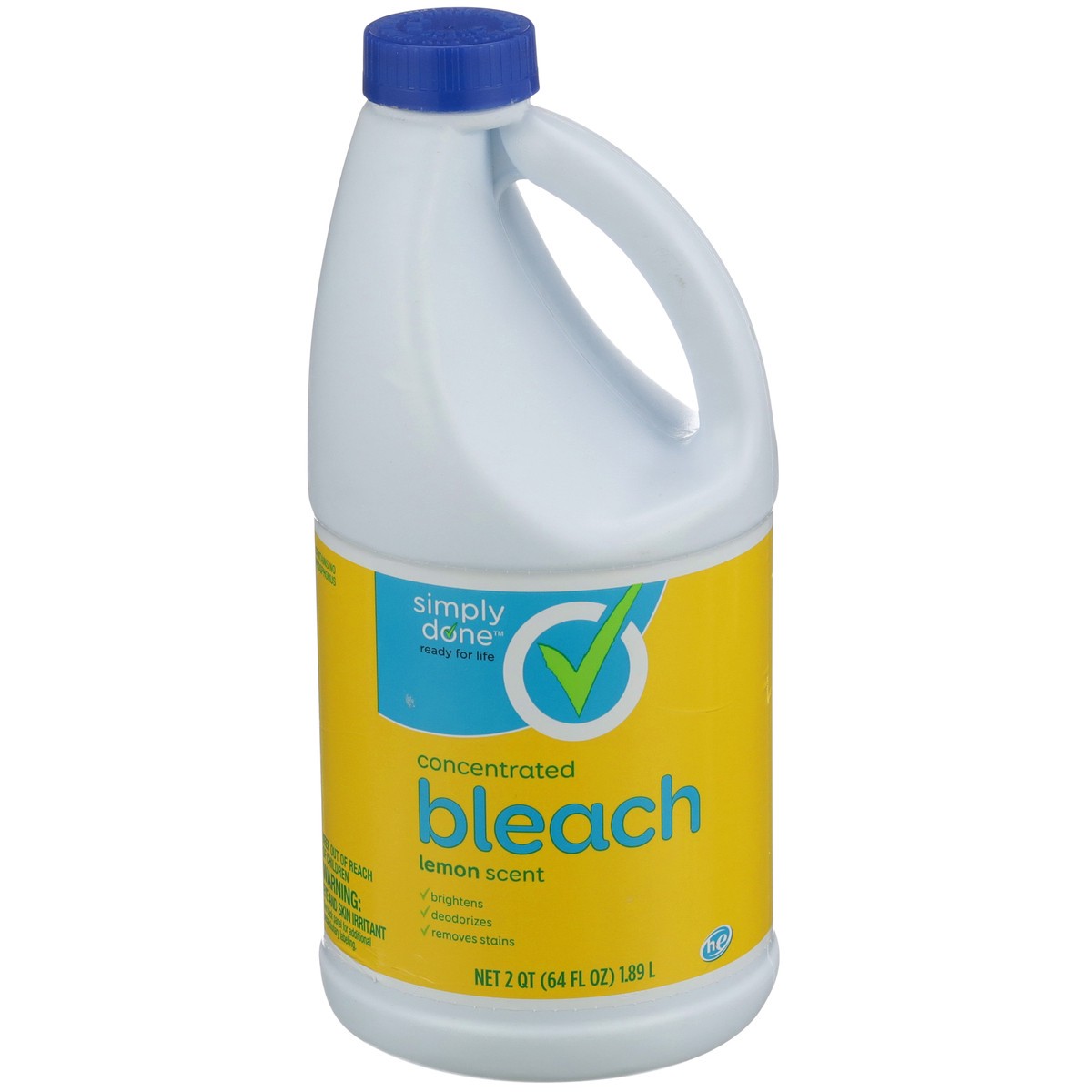 slide 1 of 11, Simply Done Concentrated Bleach, Lemon, 2 qt