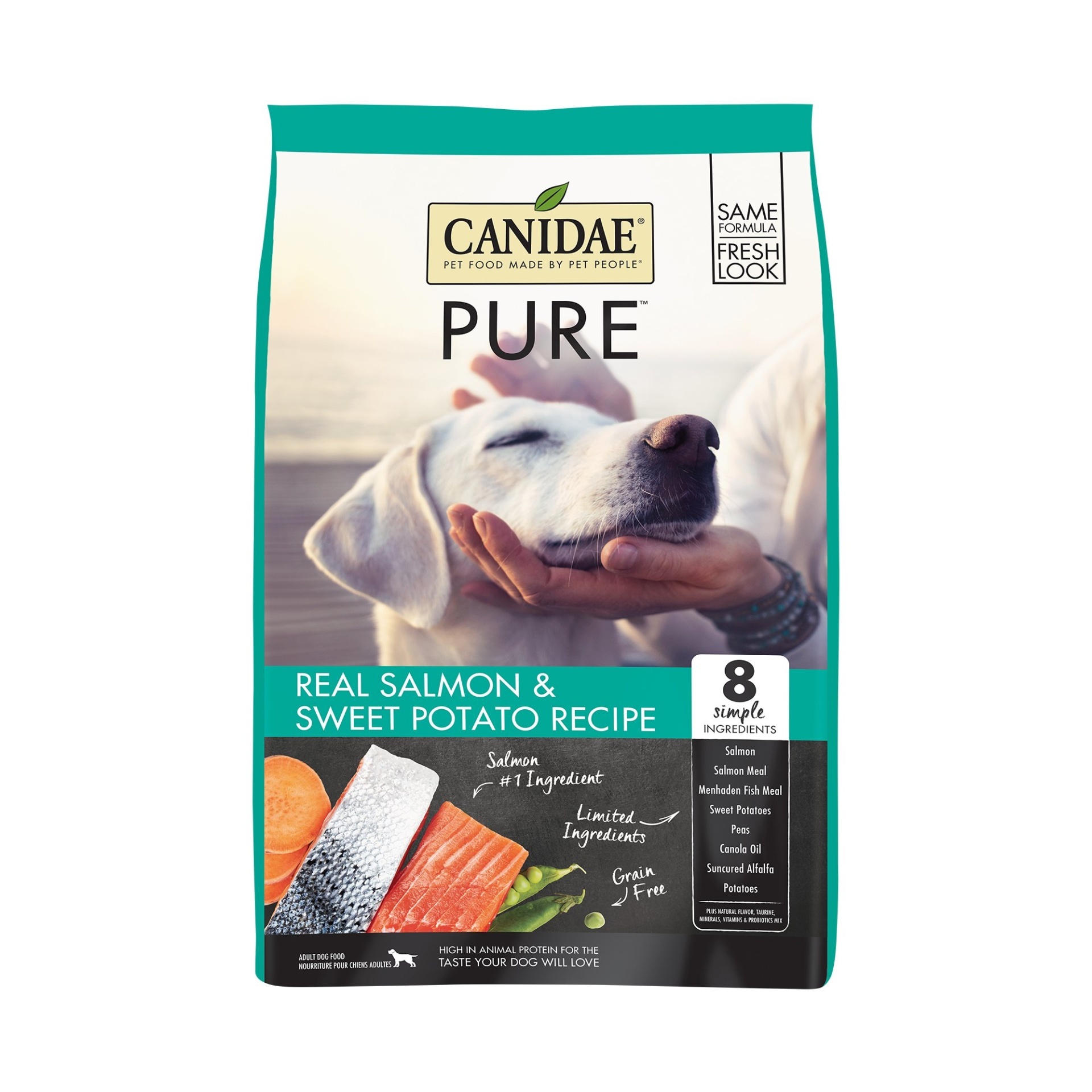 slide 1 of 1, CANIDAE Pure Sea Formula with Fresh Salmon Dry Dog Food, 12 lb