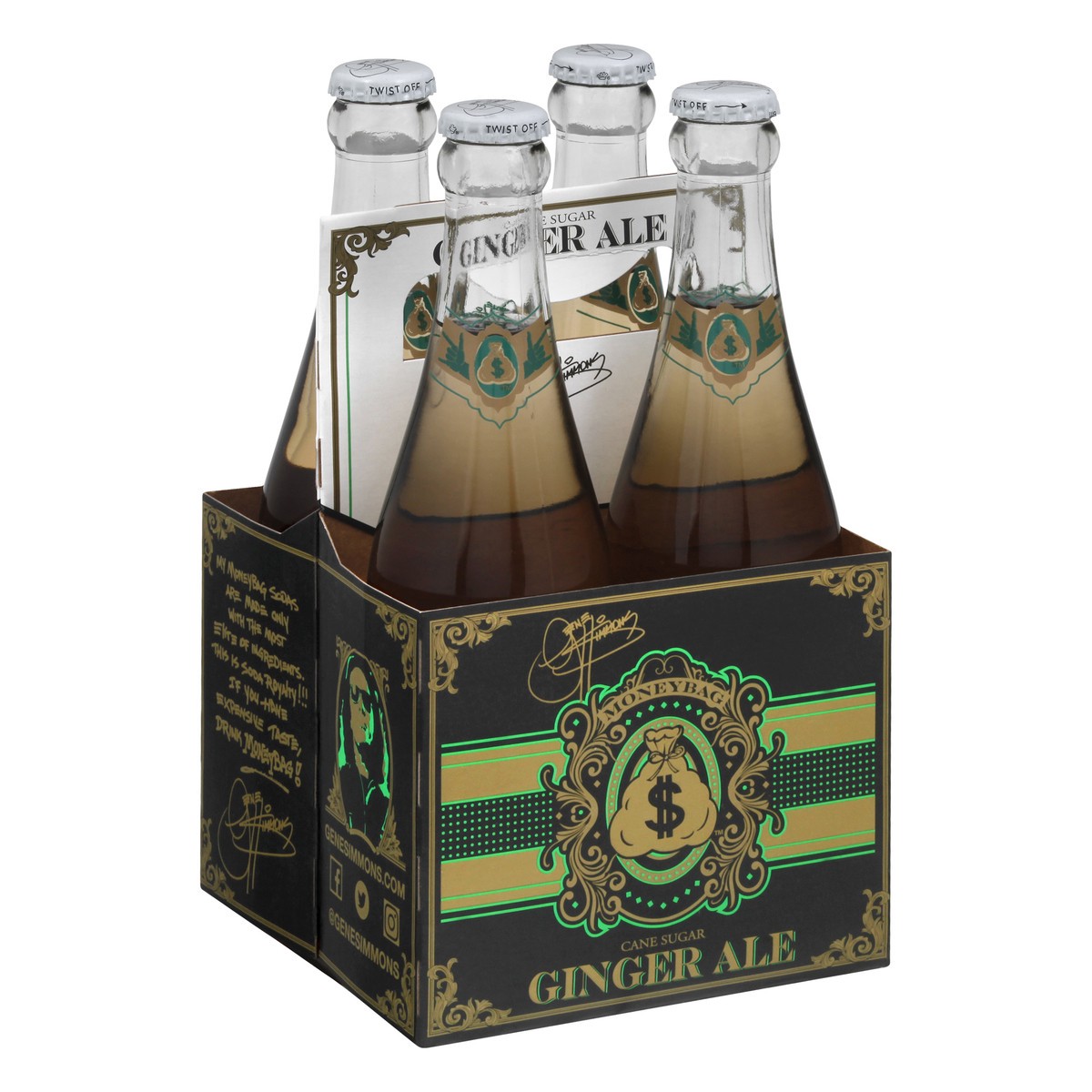 slide 8 of 13, Moneybag Ginger Ale - 4 ct, 4 ct