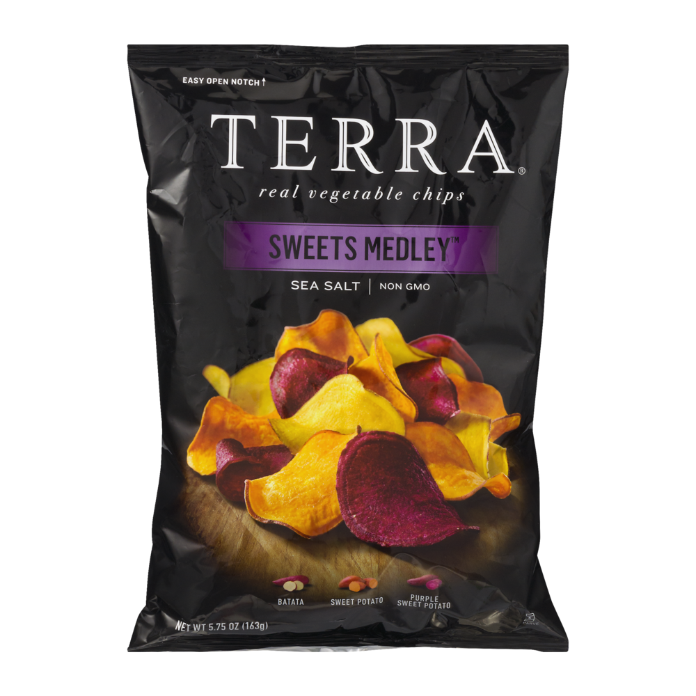 slide 1 of 1, Terra Sweet Medley Sea Salt Sweet Potato Chip, 5.75 oz