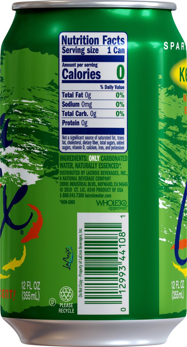 slide 5 of 6, La Croix Key Lime Sparkling Water Single Can - 12 fl oz, 12 fl oz
