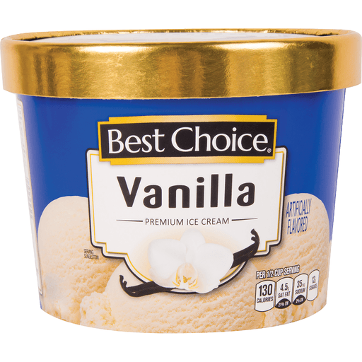 slide 1 of 1, Best Choice Homemade Vanilla Ice Cream, 64 oz