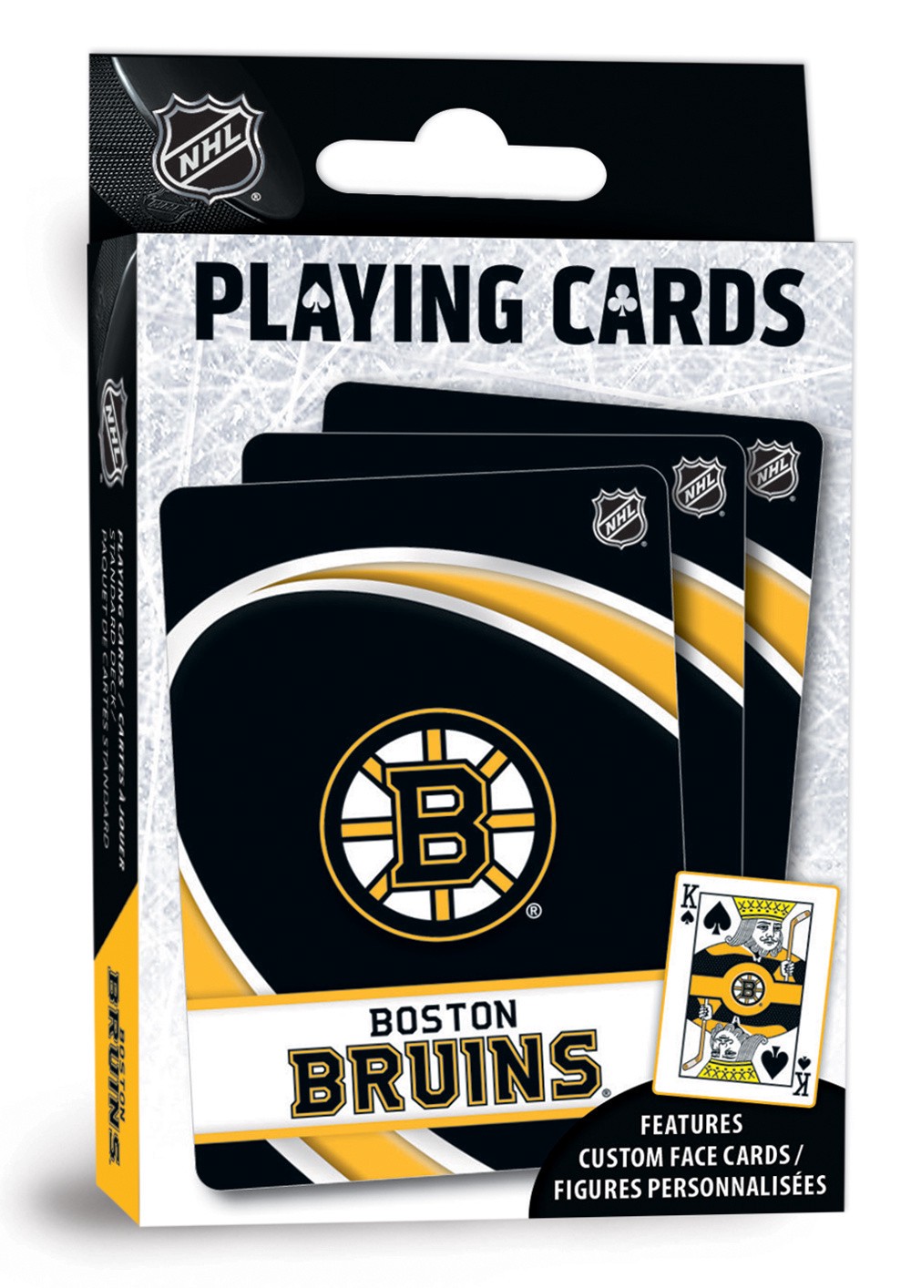 slide 2 of 4, NHL Boston Bruins Playing Cards, 1 ct