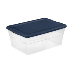 Sterilite 12 Quart Storage Box With Lid - Blue
