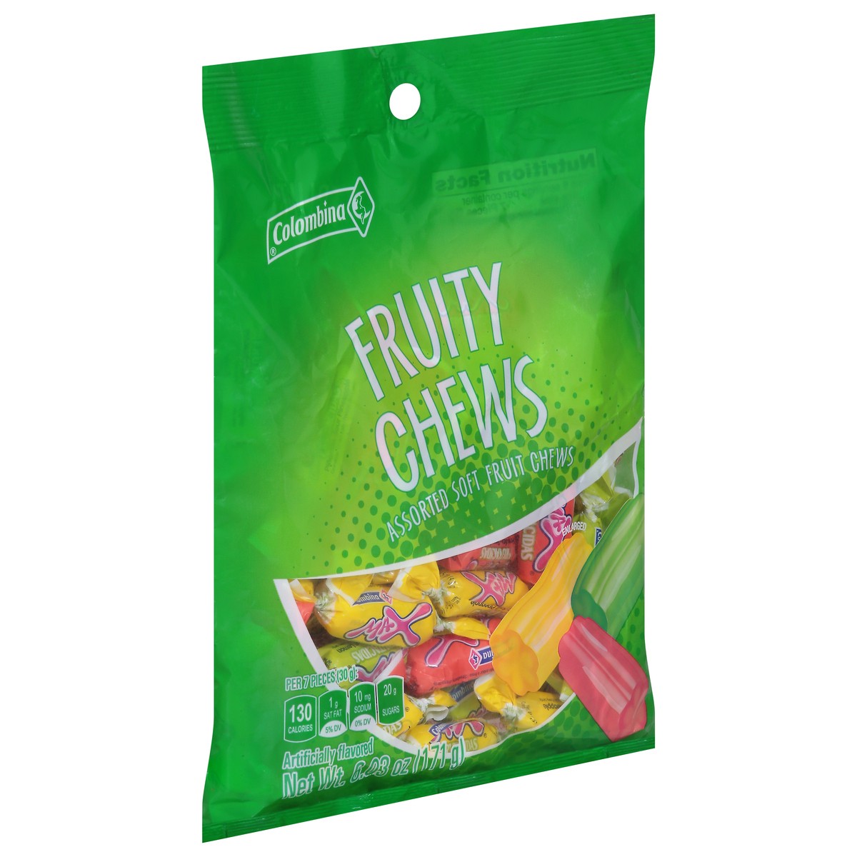 slide 5 of 9, Colombina Soft Assorted Fruity Chews 6.03 oz, 6.1 oz