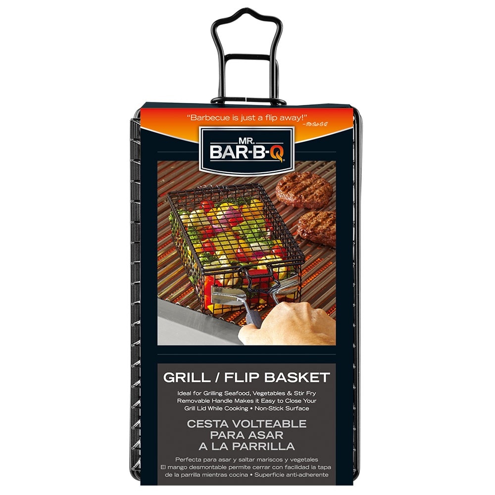 slide 1 of 1, Mr. Bar-B-Q Grill/Flip Basket, 1 ct