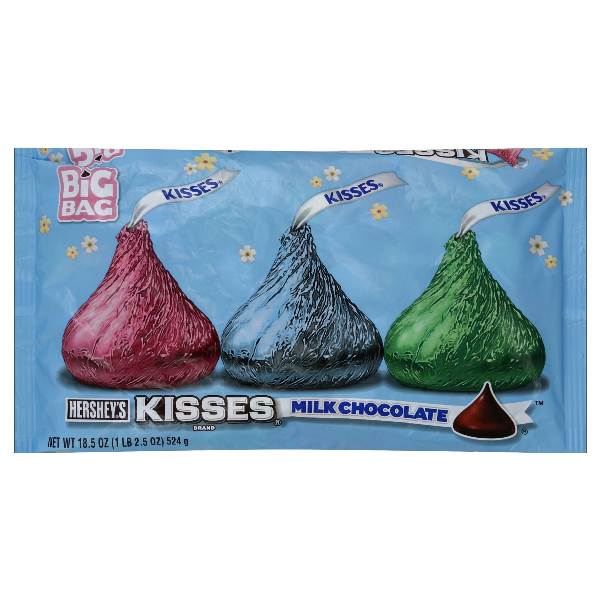slide 1 of 1, Hershey's Kisses Easter Milk Chocolate, 18.5 oz