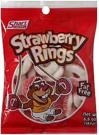 slide 1 of 1, Shari Strawberry Rings, 4.5 oz