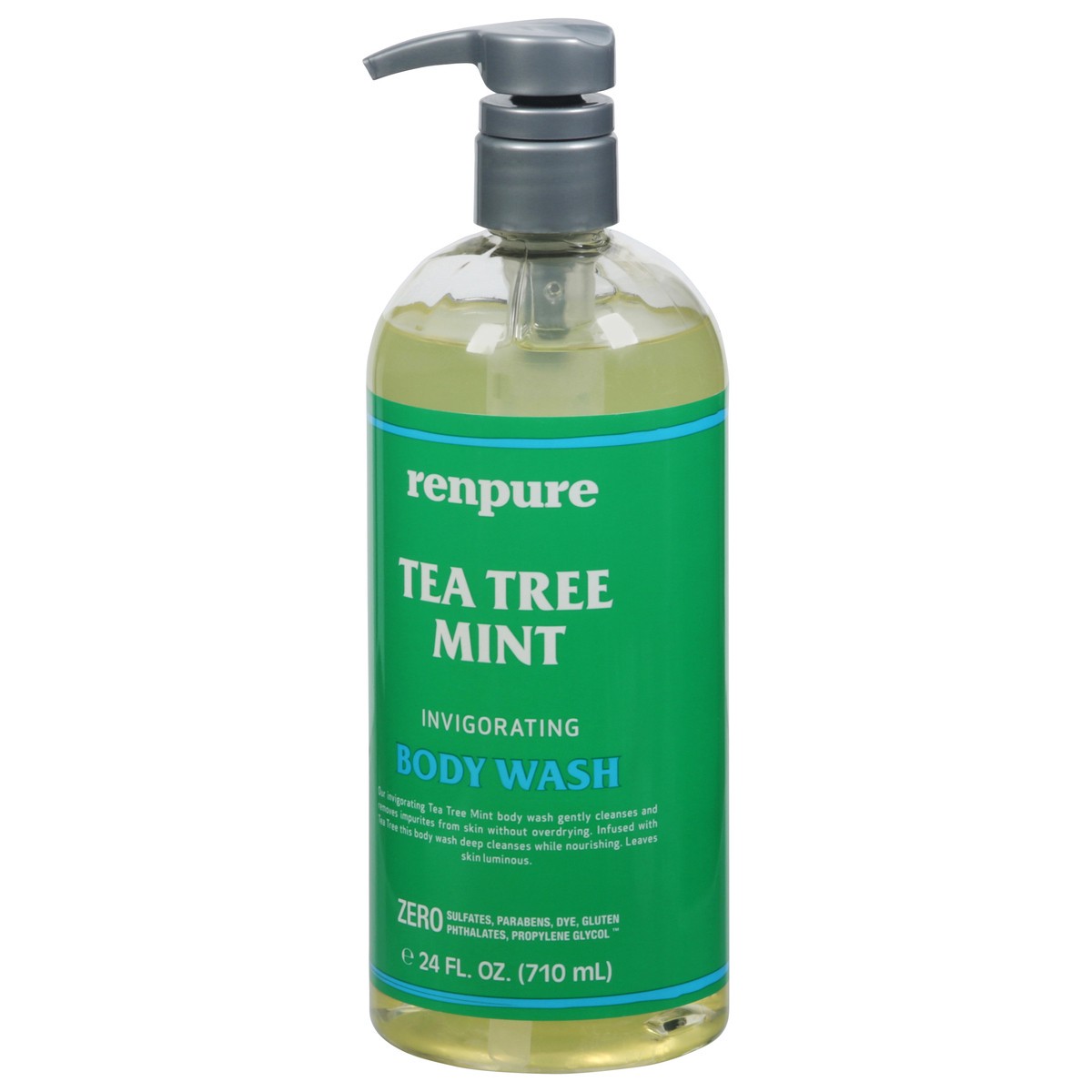 slide 2 of 9, Renpure Body Wash, Tea Tree Mint, 24 oz