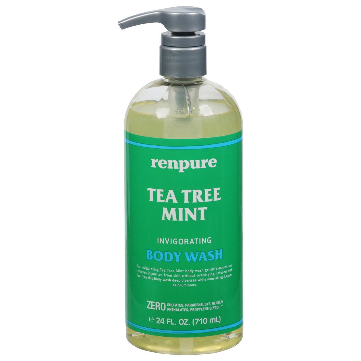 slide 1 of 9, Renpure Body Wash, Tea Tree Mint, 24 oz