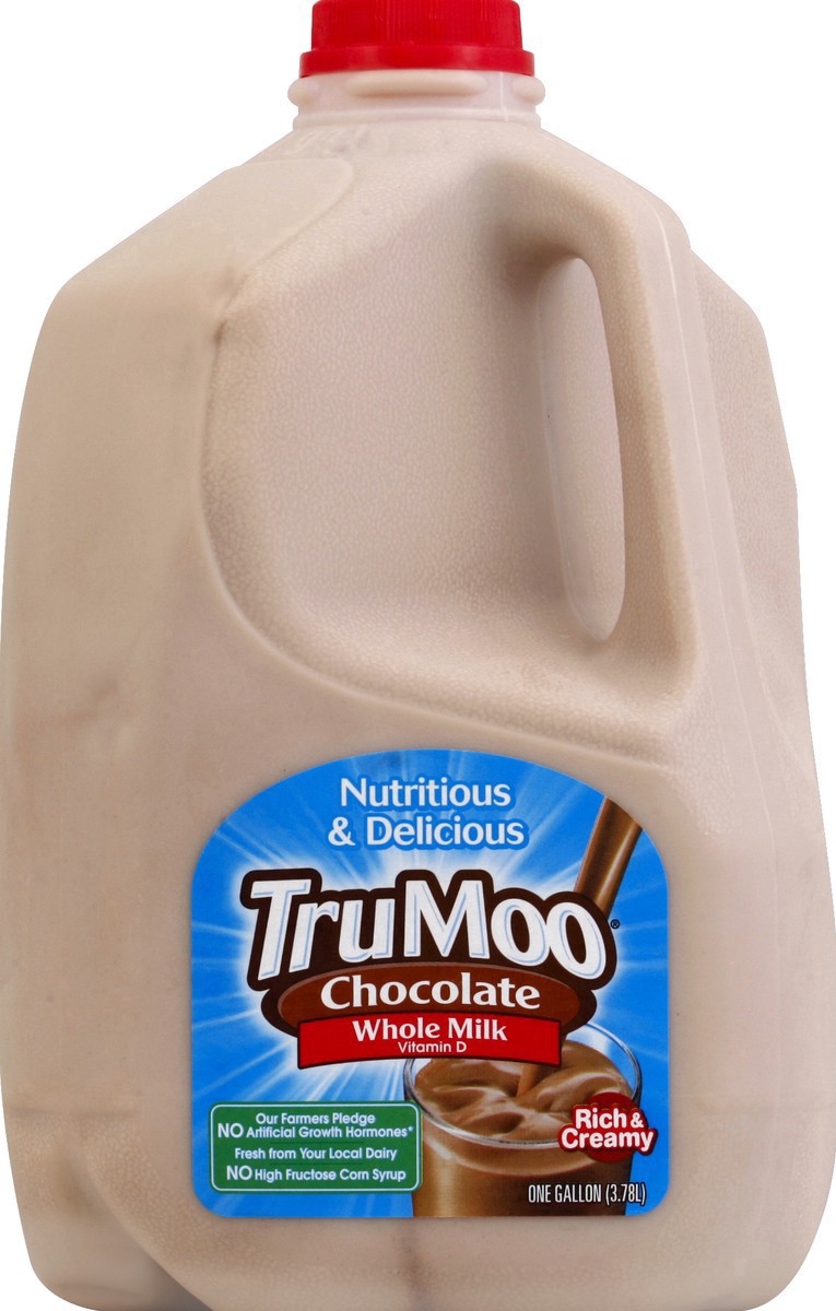 slide 2 of 11, TruMoo Whole Chocolate Milk - 1gal, 1 gal